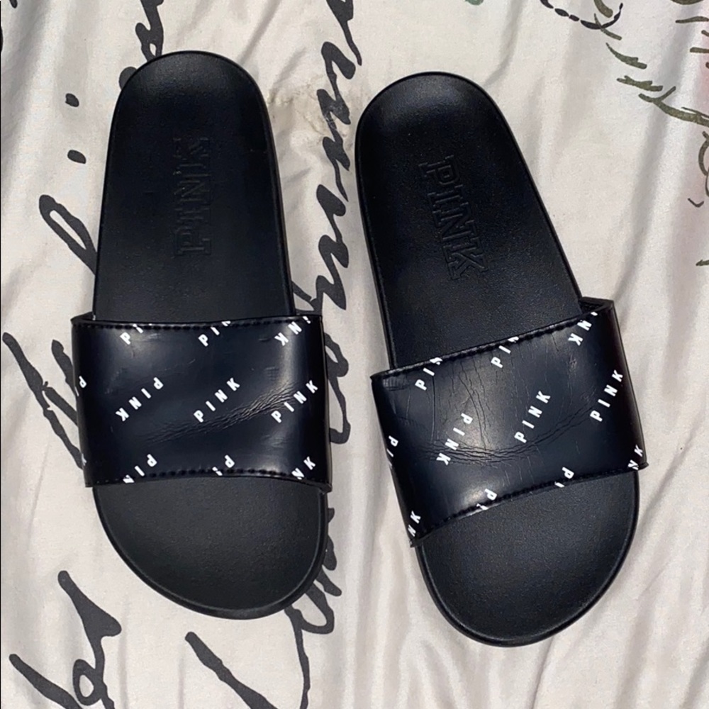 PINK slides (barely worn )